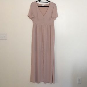 Everly Blush Maxi Dress